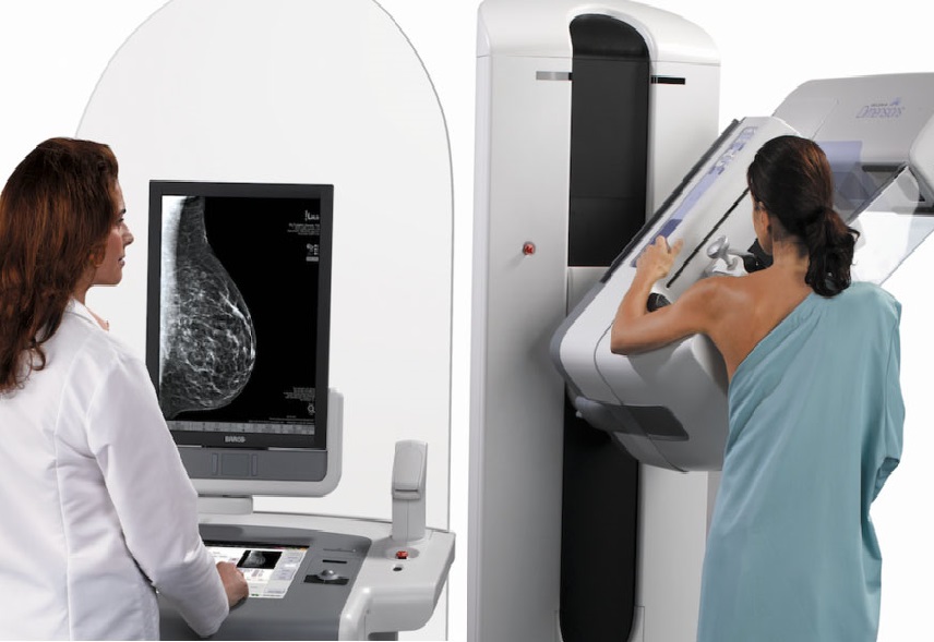 Mammary gland molybdenum target inspection