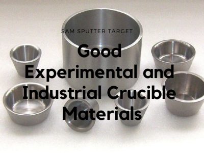 Good Experimental and Industrial Crucible Materials