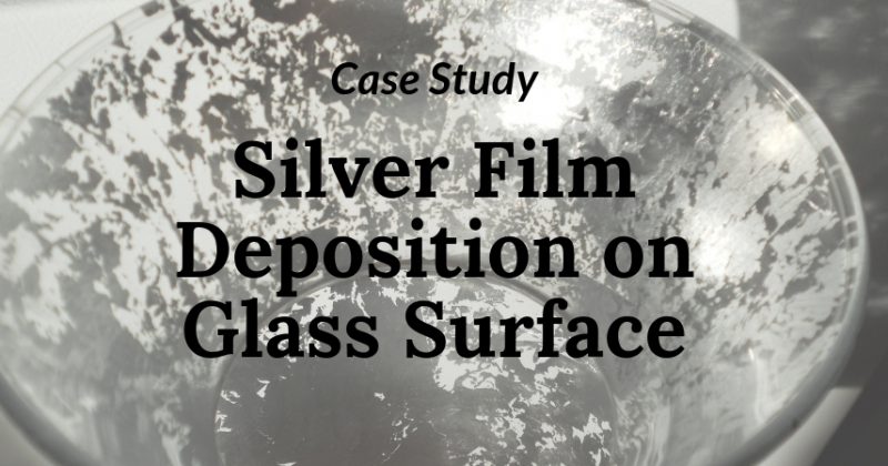 Silver Film Deposition on Glass Surface