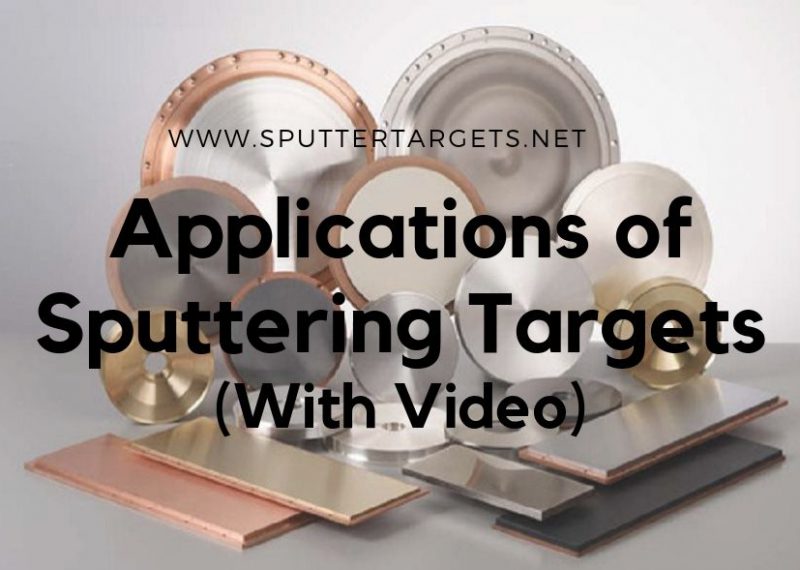 Applications of Sputtering Targets