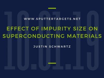 Effect of Impurity Size on Superconducting Material