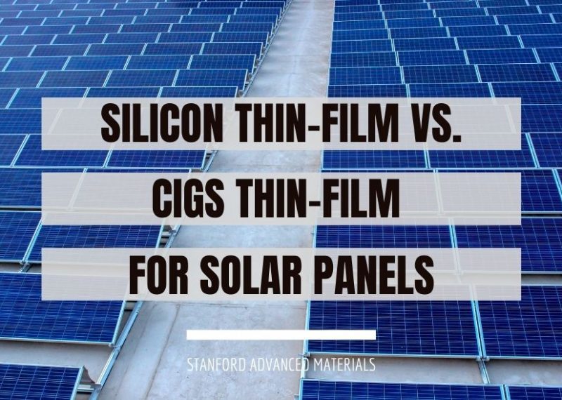 Silicon Thin-Film VS. CIGS Thin-Film for Solar Panels