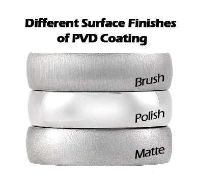 Different Surface Finishes of PVD Coating