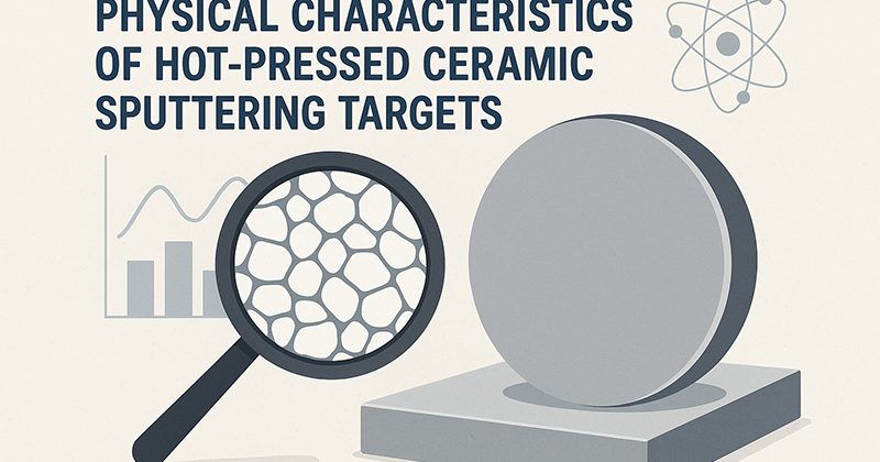 Physical Characteristics of Hot-Pressed Ceramic Sputtering Targets