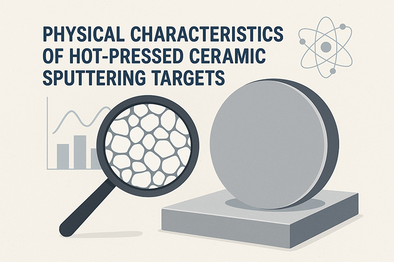 Physical Characteristics of Hot-Pressed Ceramic Sputtering Targets