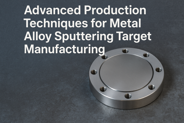 Advanced Production Techniques for Metal Alloy Sputtering Target Manufacturing