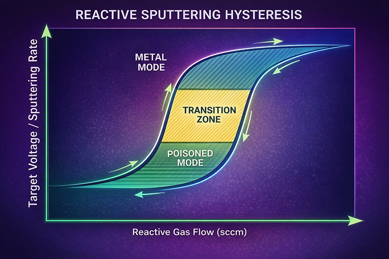 Reactive Sputtering Hysteresis Curve